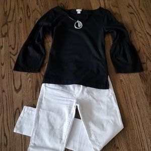 J.Crew bell sleeve top
